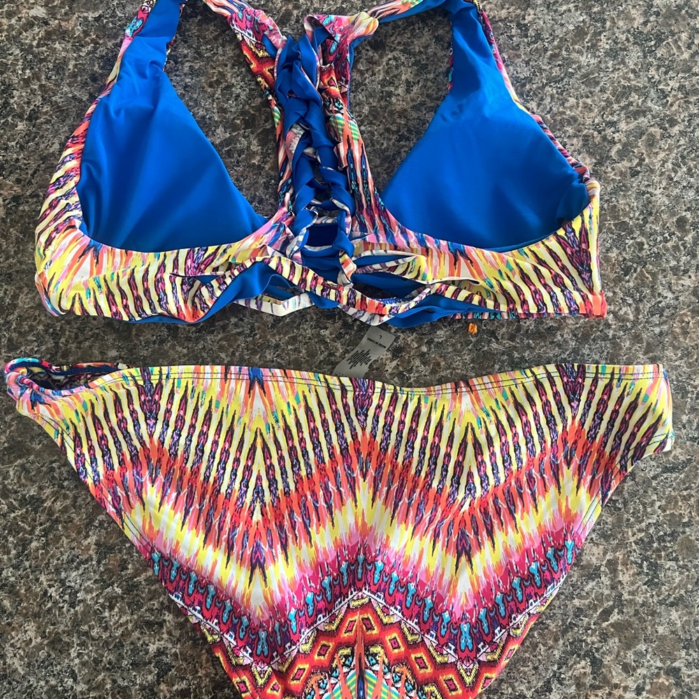 TiniBikini Colorful Patterned Bikini Set - Picture 2 of 4